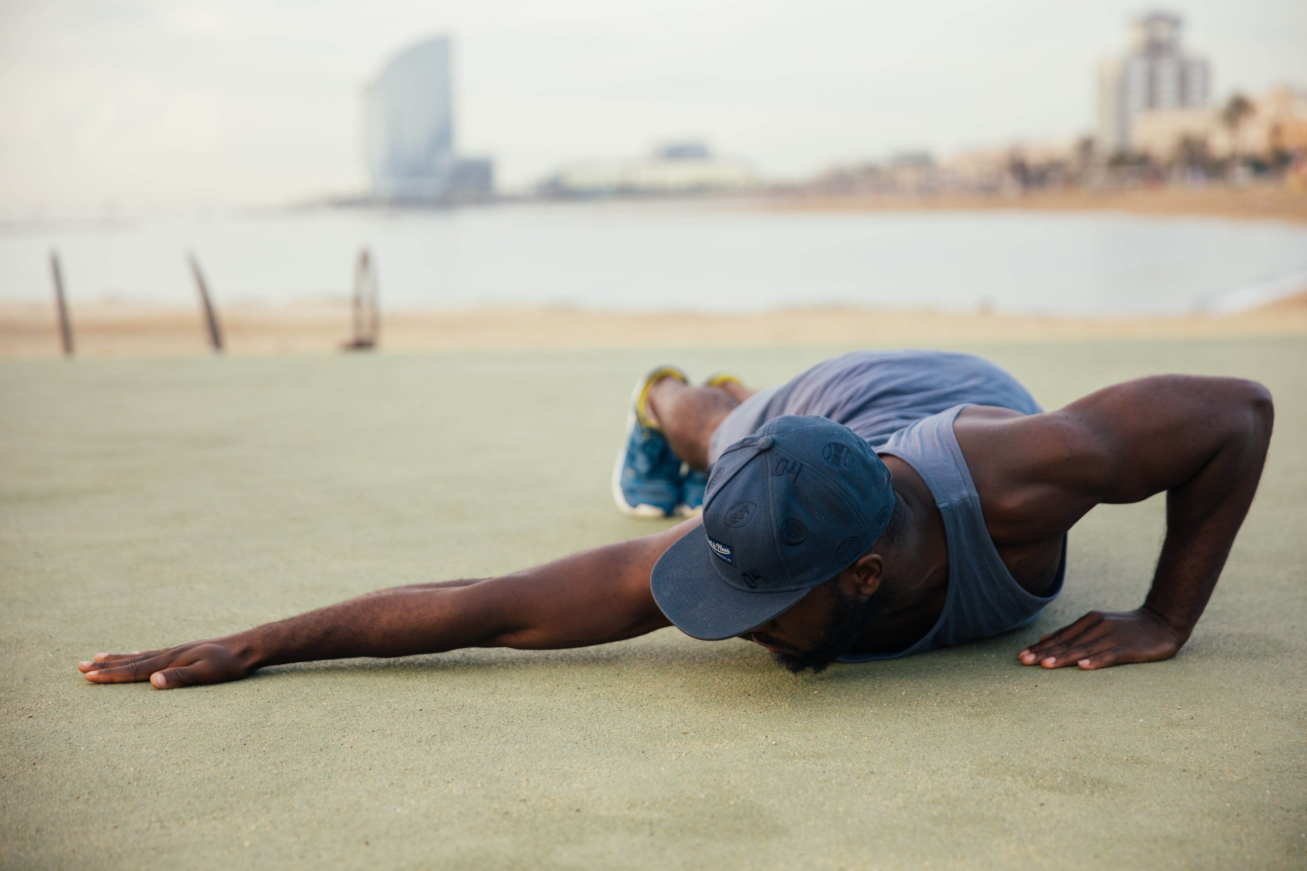 Man Stretching