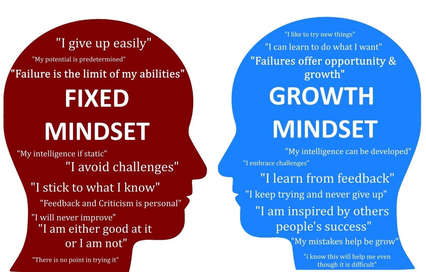 Growth Mindset vs Fixed Mindset